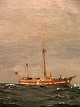 Christian Benjamin-Olsen  marine painting sold