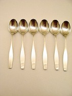 Hans Hansen Sterling silver Charlotte coffee spoons
