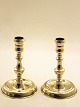 Pair of brass Næstved candlesticks sold
