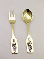 Christmas spoon / fork 1966