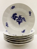 Royal Copenhagen Blue flower  soup plates 10 / 8546