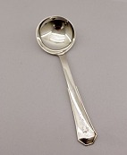 Hans Hansen silver No. 8 serving spoon