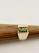 14 karat gold ring  with jade