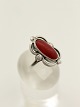 F Hingelberg 830 silver ring with coral sold