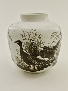 Nils Thorsson faience vase with pheasants