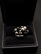 Georg Jensen sterling silver Moonlight Grapes ring med sort onyx solgt