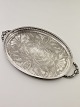 English silver plate gallery tray