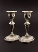 A pair of Sterling silver (925s) candlesticks