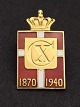 Georg Jensen 14 carat gold royal badge