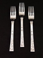Hans Hansen arveslv nr. 12 frokost gaffel 16,8 cm. 