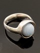 Georg Jensen sterling silver ring size 53 with moonstone