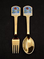 Michelsen Christmas spoon and fork 1977