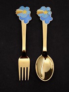 Michelsen Christmas spoon/fork 1975