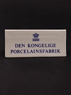 RCD blue fluted plaque