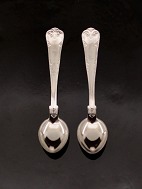 A pair of 830 silver herregaard salt spoons
