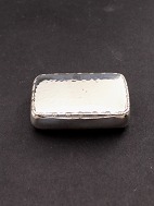 Pill box plated silver