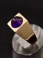 8 carat gold ring with amethyst