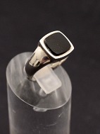 Sterling silver ring  with onyx