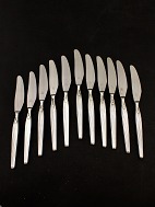 Set of 11 Savoy silver plated dinner knives