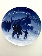 B&G Christmas plate 1931