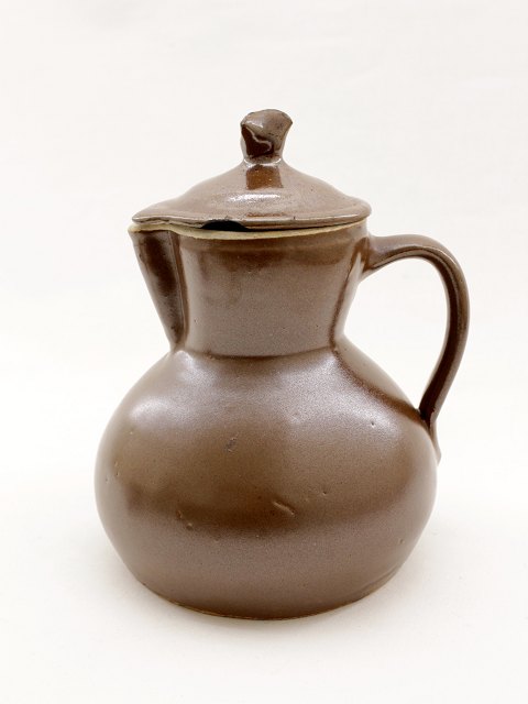 Brown Glazed "Mug" coffee pot