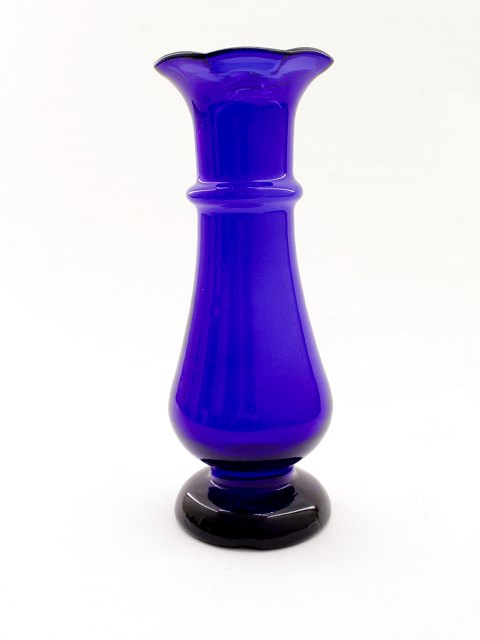Blue profiled hyacinth glass sold