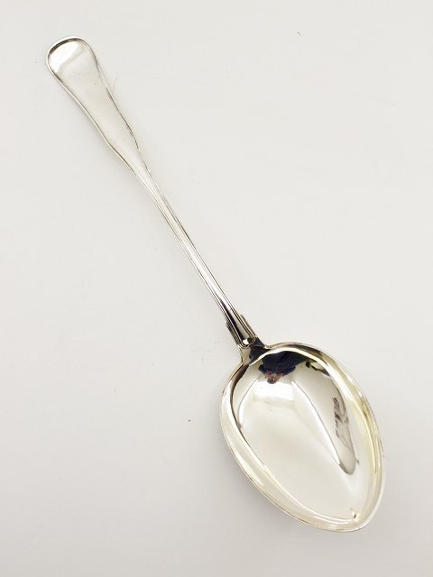 Silver Old Danish large serving spoon sold
