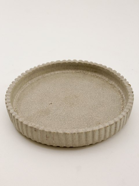 Arne Bang dish of glazed stoneware  with bevelled edge sold