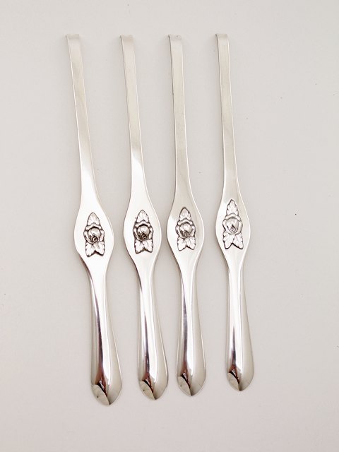 Tretårnet sølv Rosen hummer gafler