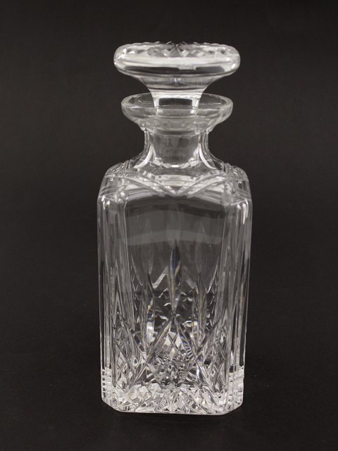 Square crystal whiskey decanter sold