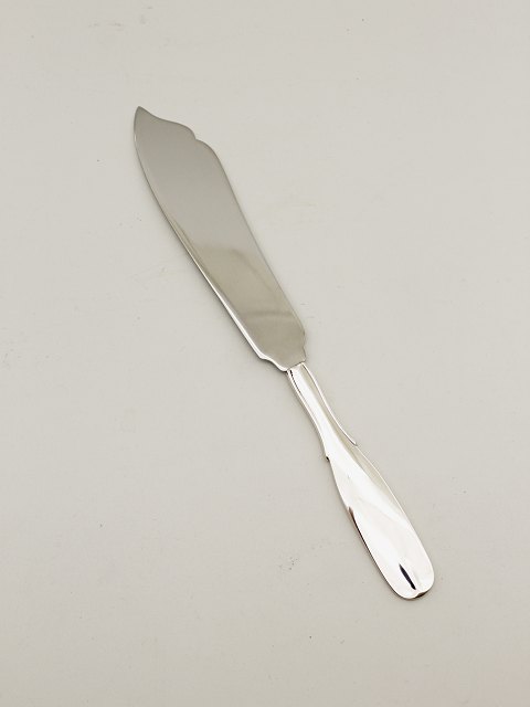 Cake knife 26,5 cm. silver and steel