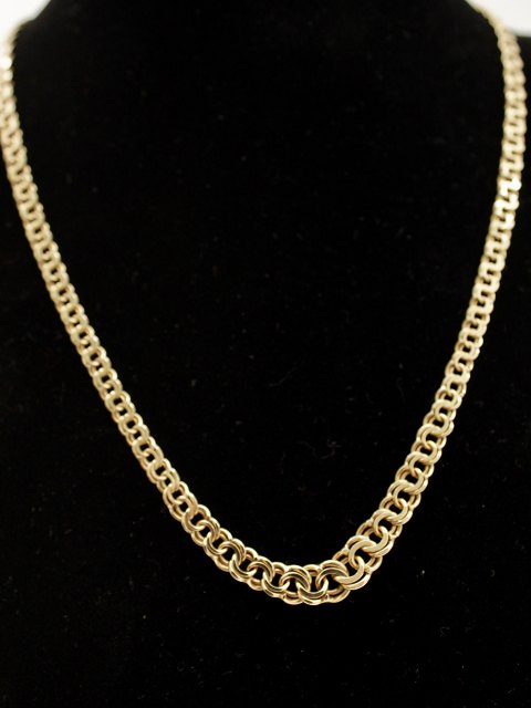 14 karat gold bismarck necklace sold