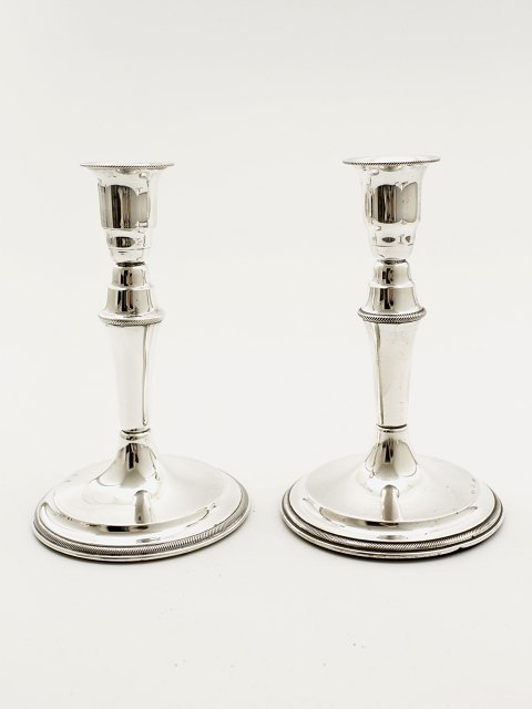 Svend Toxværd a pair of 830 silver candlesticks sold