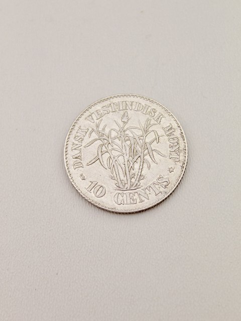 10 Cent 1859 Dansk Vestindien solgt