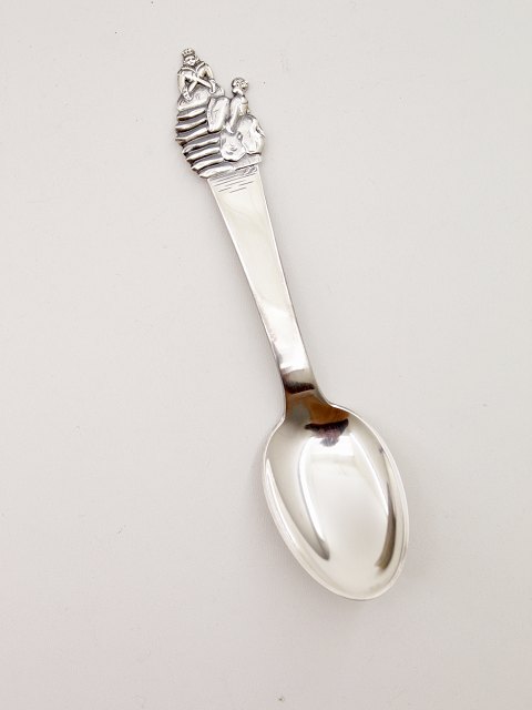 830 silver childrens spoon 14.5 cm H C Anderse sold