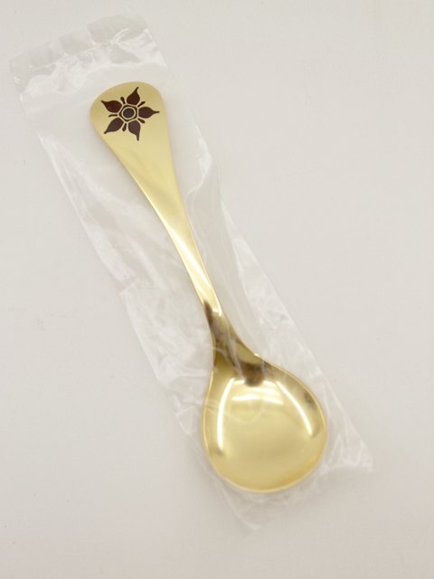 Georg Jensen gilded sterling silve spoon 1984 sold