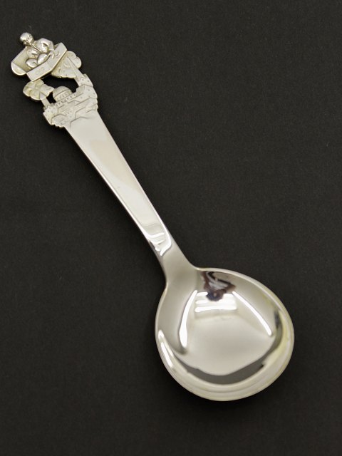Silver spoon H C Andersen "The Flying Suitcase"