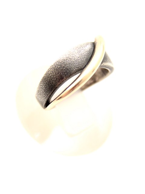 Sterling sølv ring  med guld