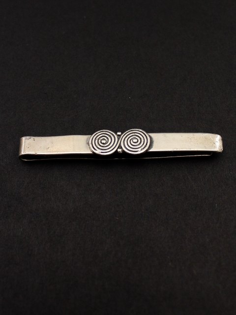 Vintage tie pin L. 6 cm. stamped Sterling John L Denmark