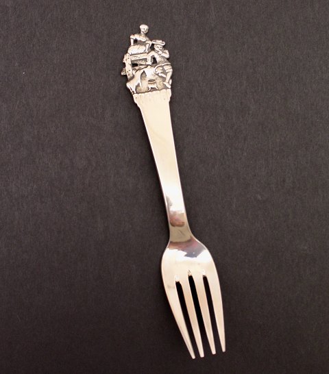 H C Andersen child fork 14.5 cm. "The Princess and the Swine Boy"
