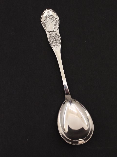 Silver spoon 1920 18 cm. "Sønder Jylland vundet"