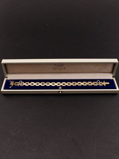 14 carat gold bracelet Stamped 585 WJ Denmark