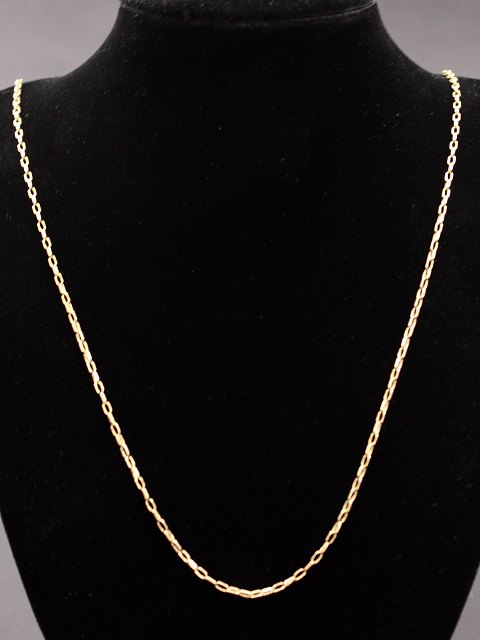 8 carat gold necklace L. 65 cm.