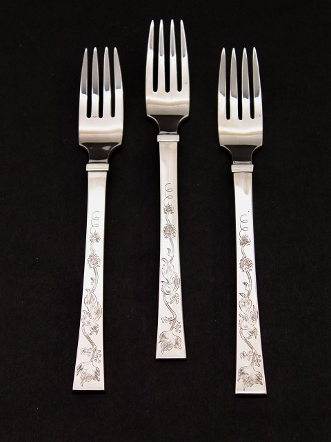 Hans Hansen arvesølv no. 12 lunch fork 16.8 cm.