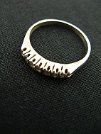 Ring med zirkoner 925s