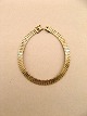14 carat gold brick bracelet