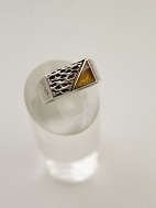Sterling sølv ring  med emalje