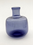 Holmegård blå glas vase solgt