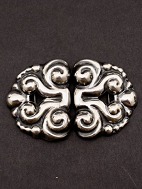 Art nouveau 830 sølv bælte spænde