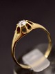 14 karat guld ring  med diamant